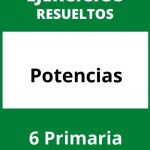 Ejercicios De Potencias 6 Primaria PDF