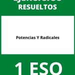 Ejercicios De Potencias Y Radicales 1 ESO PDF