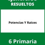 Ejercicios De Potencias Y Raices 6 Primaria PDF