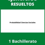 Ejercicios De Probabilidad 1 Bachillerato Ciencias Sociales PDF