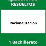 Ejercicios De Racionalizacion 1 Bachillerato PDF