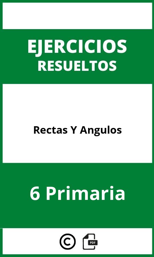 Ejercicios De Rectas Y Angulos 6 Primaria PDF