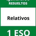 Ejercicios De Relativos 1 ESO PDF