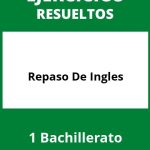 Ejercicios De Repaso De Ingles 1 Bachillerato PDF