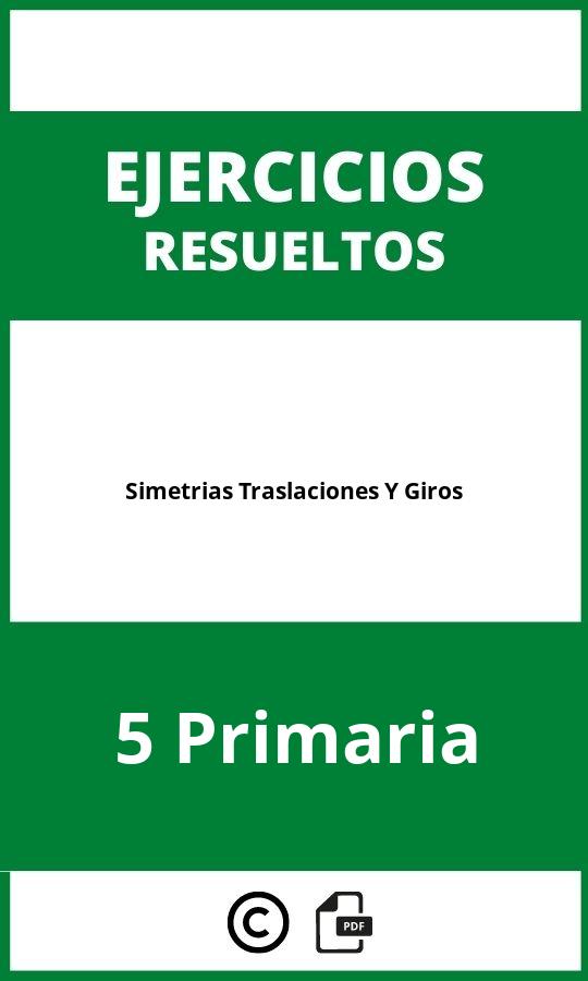 Ejercicios De Simetrias Traslaciones Y Giros 5 Primaria PDF
