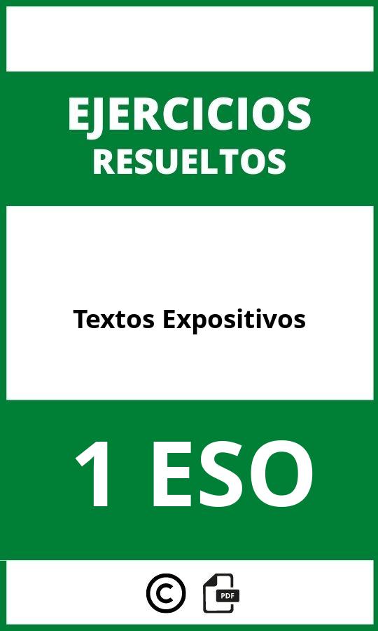 Ejercicios De Textos Expositivos 1 ESO PDF