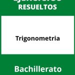 Ejercicios De Trigonometría  Bachillerato PDF