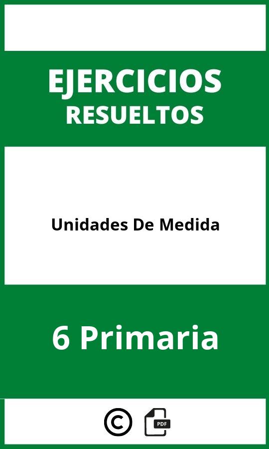 Ejercicios De Unidades De Medida 6 Primaria PDF