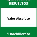 Ejercicios De Valor Absoluto 1 Bachillerato PDF