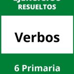 Ejercicios De Verbos 6 Primaria PDF