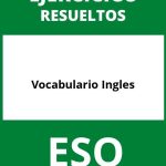 Ejercicios De Vocabulario Ingles ESO PDF