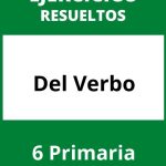 Ejercicios Del Verbo 6 Primaria PDF