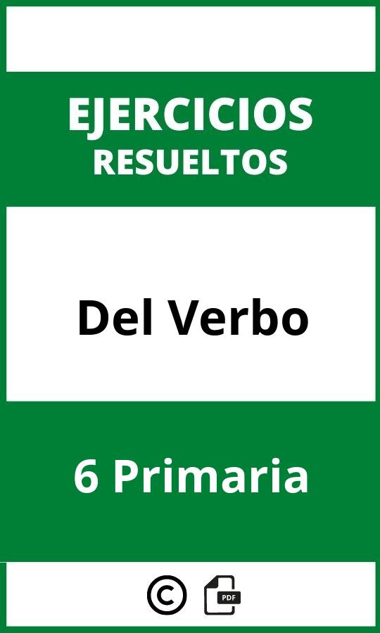 Ejercicios Del Verbo 6 Primaria PDF