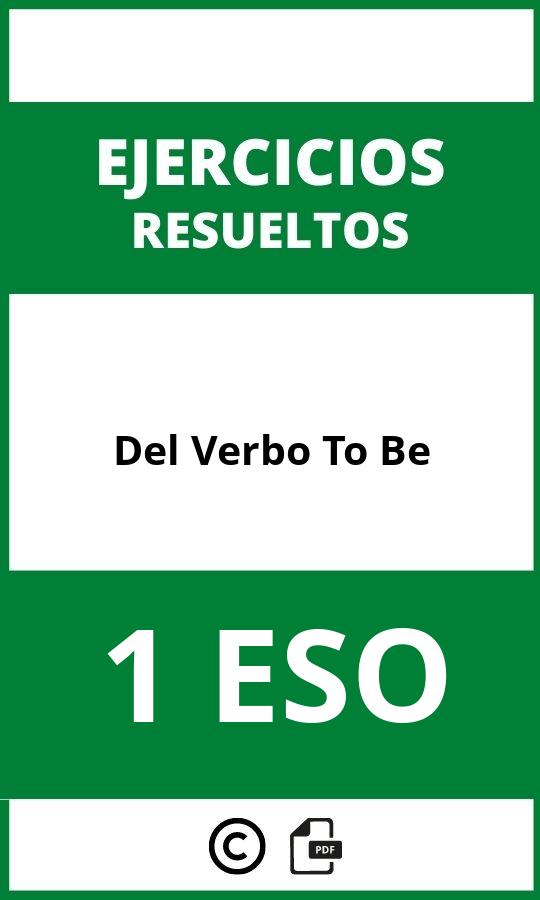 Ejercicios Del Verbo To Be 1 ESO PDF