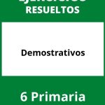 Ejercicios Demostrativos 6 Primaria PDF