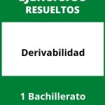 Ejercicios Derivabilidad 1 Bachillerato PDF