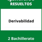 Ejercicios Derivabilidad 2 Bachillerato PDF