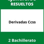 Ejercicios Derivadas 2 Bachillerato Ccss PDF