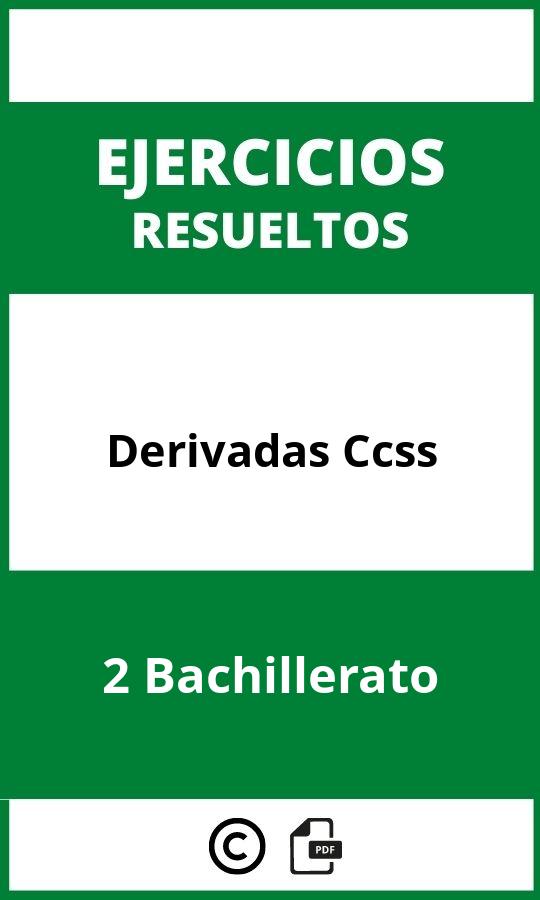 Ejercicios Derivadas 2 Bachillerato Ccss PDF