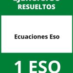 Ejercicios Ecuaciones PDF 1 ESO