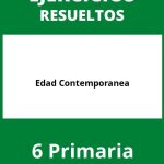 Ejercicios Edad Contemporanea 6 Primaria PDF