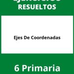 Ejercicios Ejes De Coordenadas 6 Primaria PDF