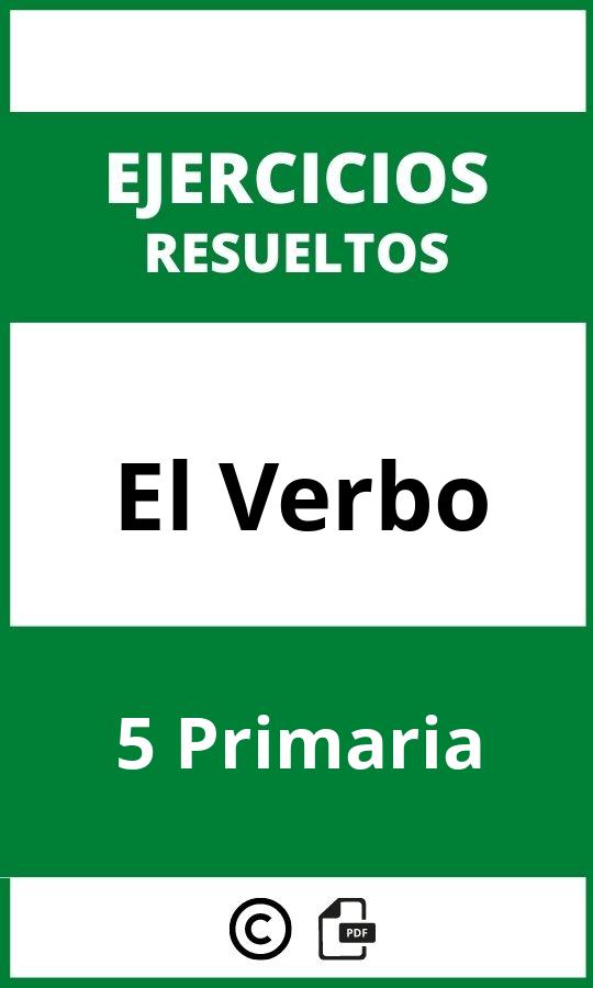 Ejercicios El Verbo 5 Primaria PDF