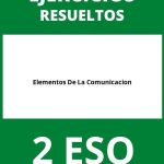 Ejercicios Elementos De La Comunicacion 2 ESO PDF