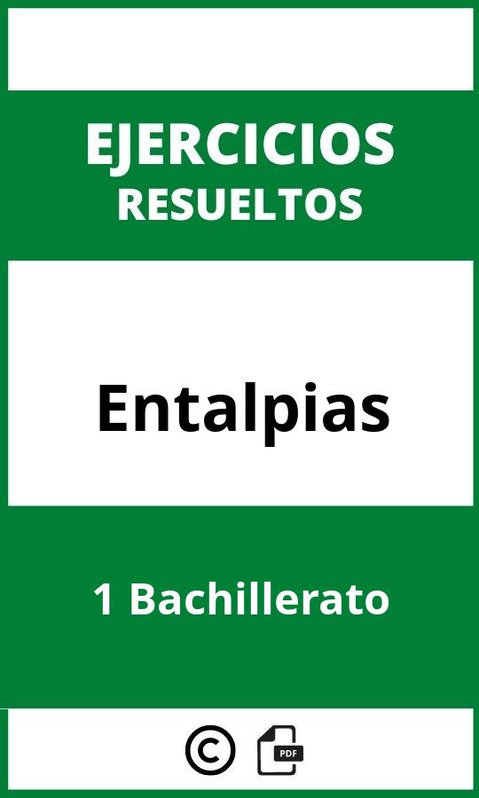 Ejercicios Entalpias 1 Bachillerato PDF