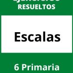 Ejercicios Escalas 6 Primaria PDF