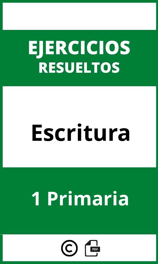 Ejercicios Escritura 1 Primaria PDF