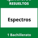 Ejercicios Espectros 1 Bachillerato PDF