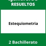 Ejercicios Estequiometria 2 Bachillerato PDF