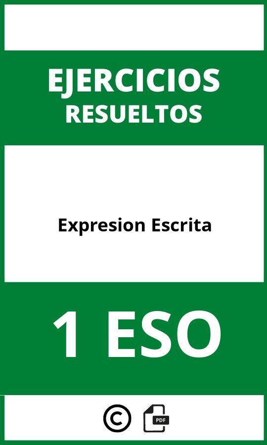 Ejercicios Expresion Escrita 1 ESO PDF