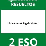 Ejercicios Fracciones Algebraicas 2 ESO PDF