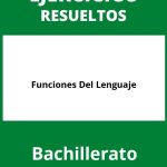 Ejercicios Funciones Del Lenguaje Bachillerato PDF