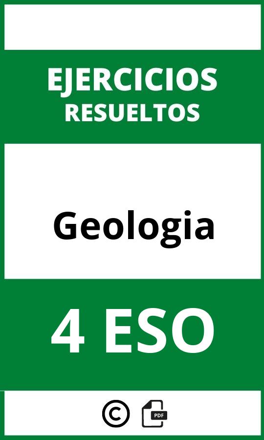 Ejercicios Geologia 4 ESO PDF