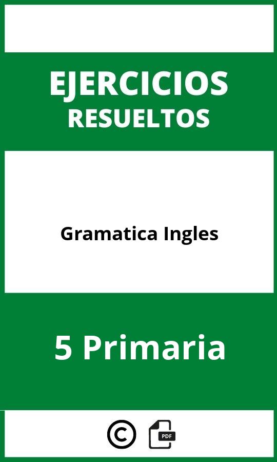 Ejercicios Gramatica Ingles 5 Primaria PDF