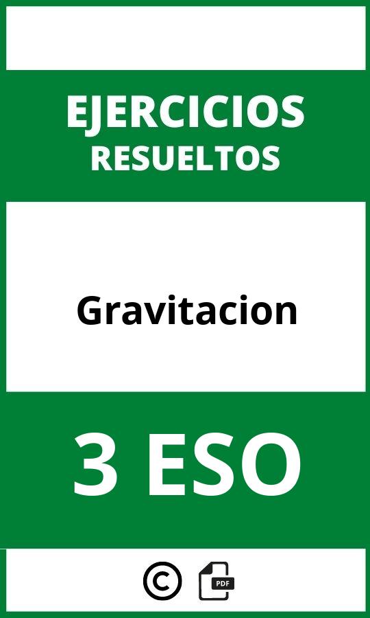 Ejercicios Gravitacion 3 ESO PDF