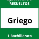 Ejercicios Griego 1 Bachillerato PDF