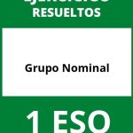 Ejercicios Grupo Nominal 1 ESO PDF