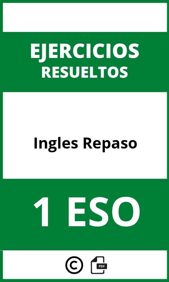 Ejercicios Ingles 1 ESO PDF Repaso