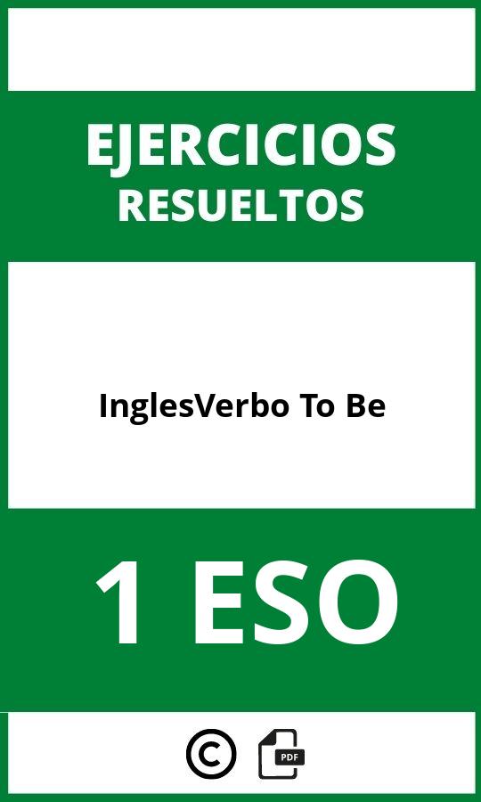 Ejercicios Ingles 1 ESO Verbo To Be PDF