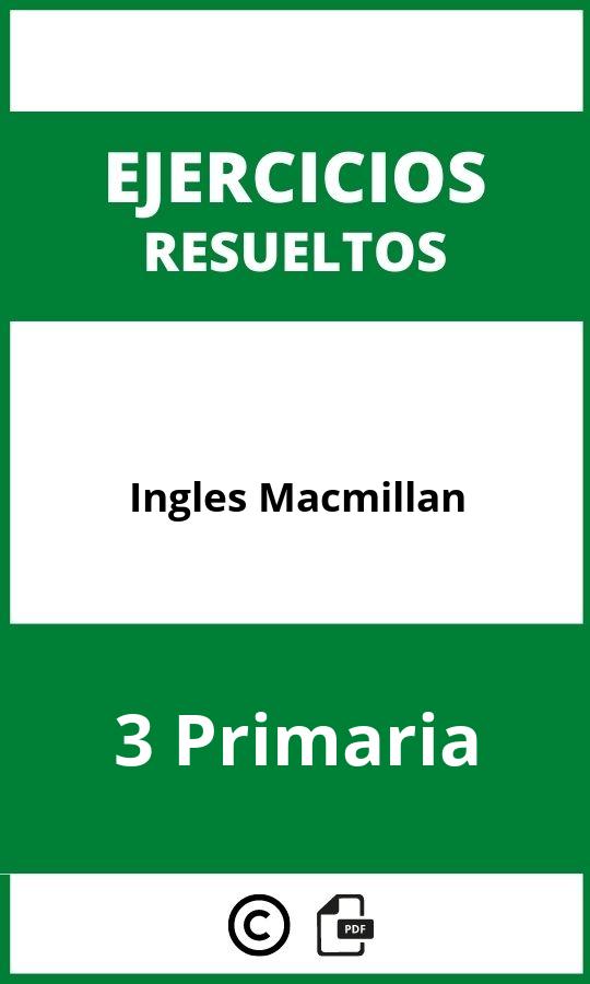 Ejercicios Ingles 3 Primaria Macmillan PDF