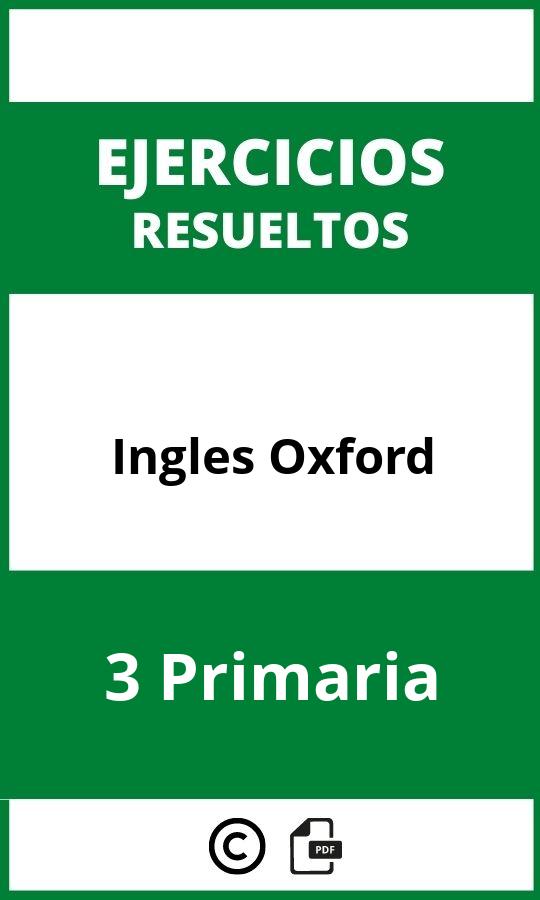 Ejercicios Ingles 3 Primaria Oxford PDF