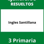 Ejercicios Ingles 3 Primaria Santillana PDF