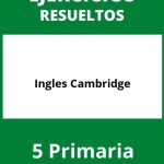 Ejercicios Ingles 5 Primaria PDF Cambridge