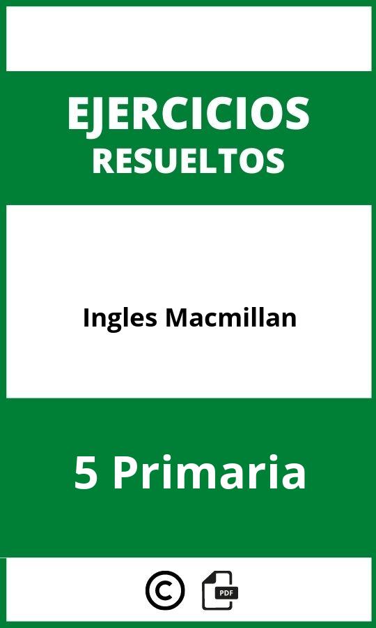 Ejercicios Ingles 5 Primaria Macmillan PDF 2024