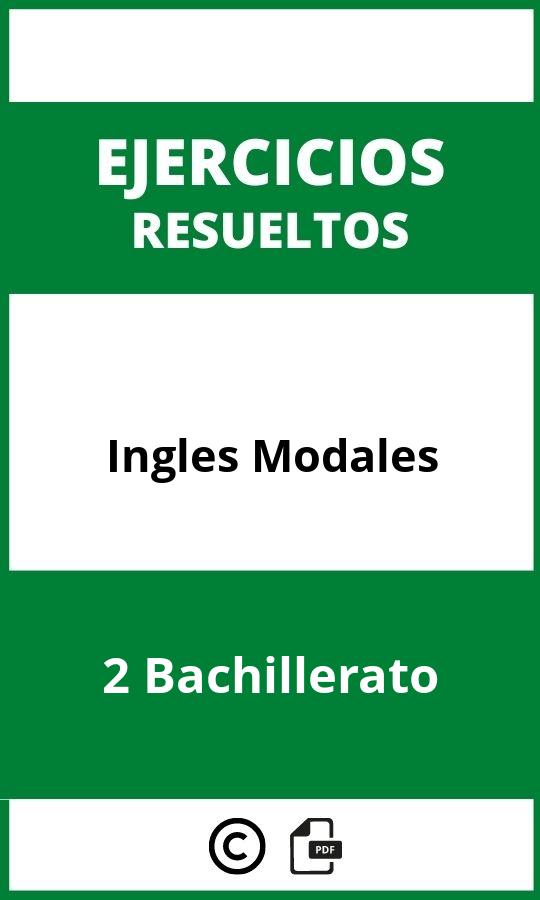 Ejercicios Ingles Modales 2 Bachillerato PDF