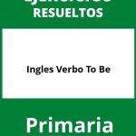 Ejercicios Ingles Verbo To Be Primaria PDF